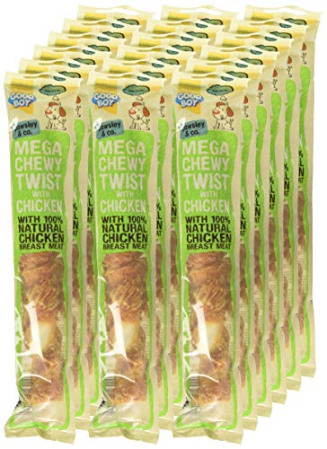 Detalle de Good Boy Mega Chewy Twist: 70g Chicken Breast Dog Treats (Case of 18)