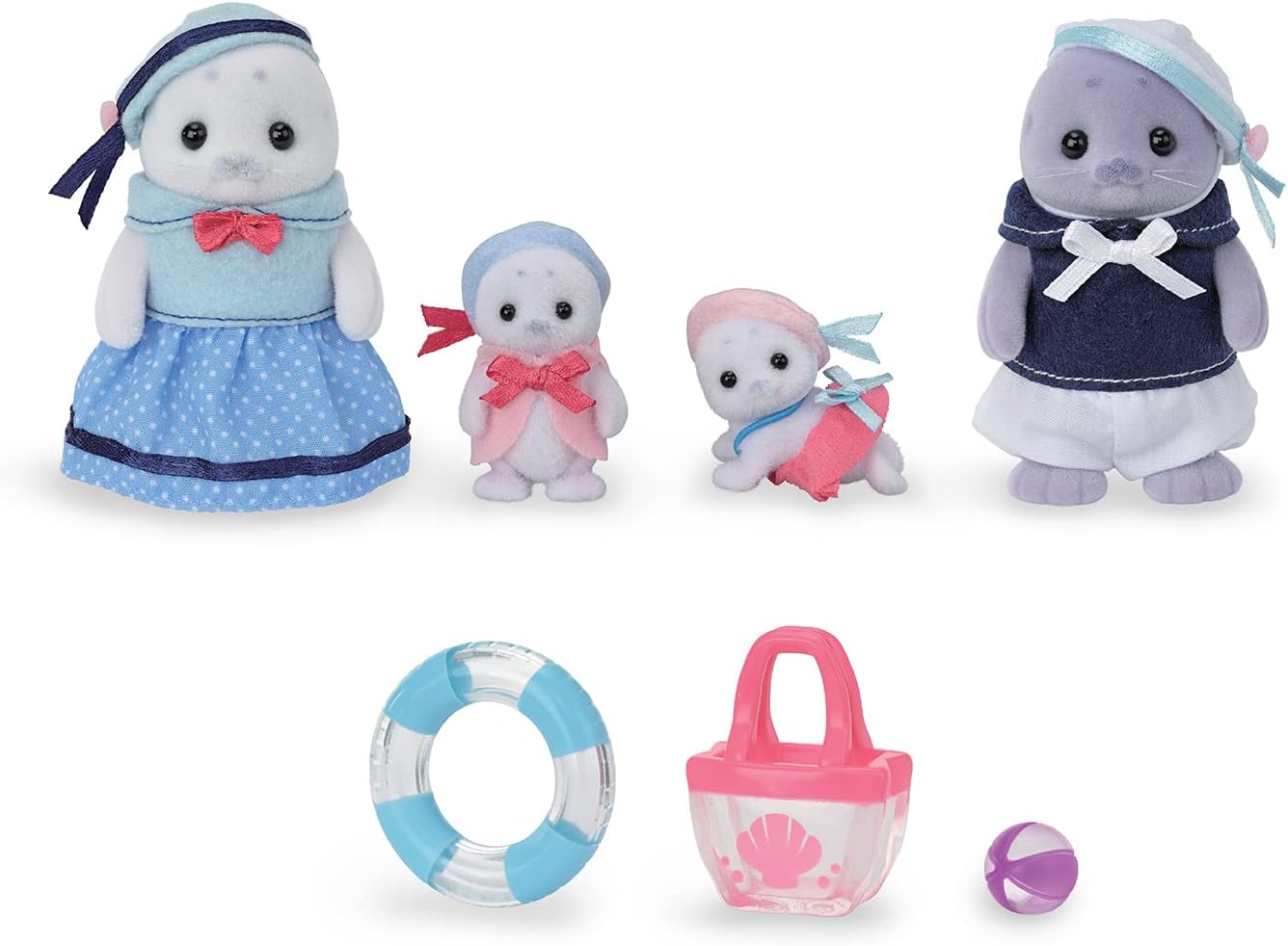 Detalle de Sylvanian Families 5759 Robben Familie – detailreiche Tierfiguren für Kinder ab 3 Jahren