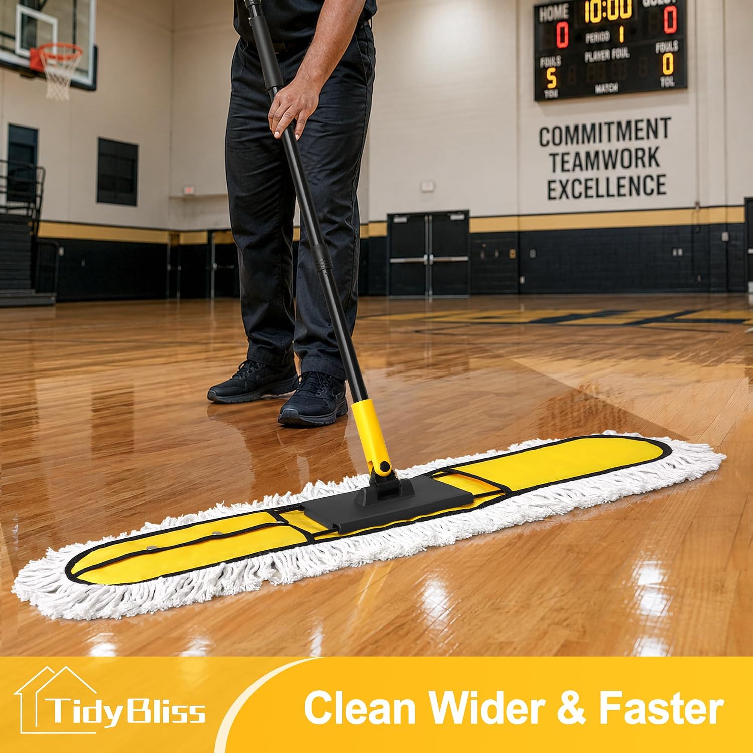 Detalle 2 de TidyBliss TCDM-4 36-Inch Commercial Dust Mop with Swivel Head