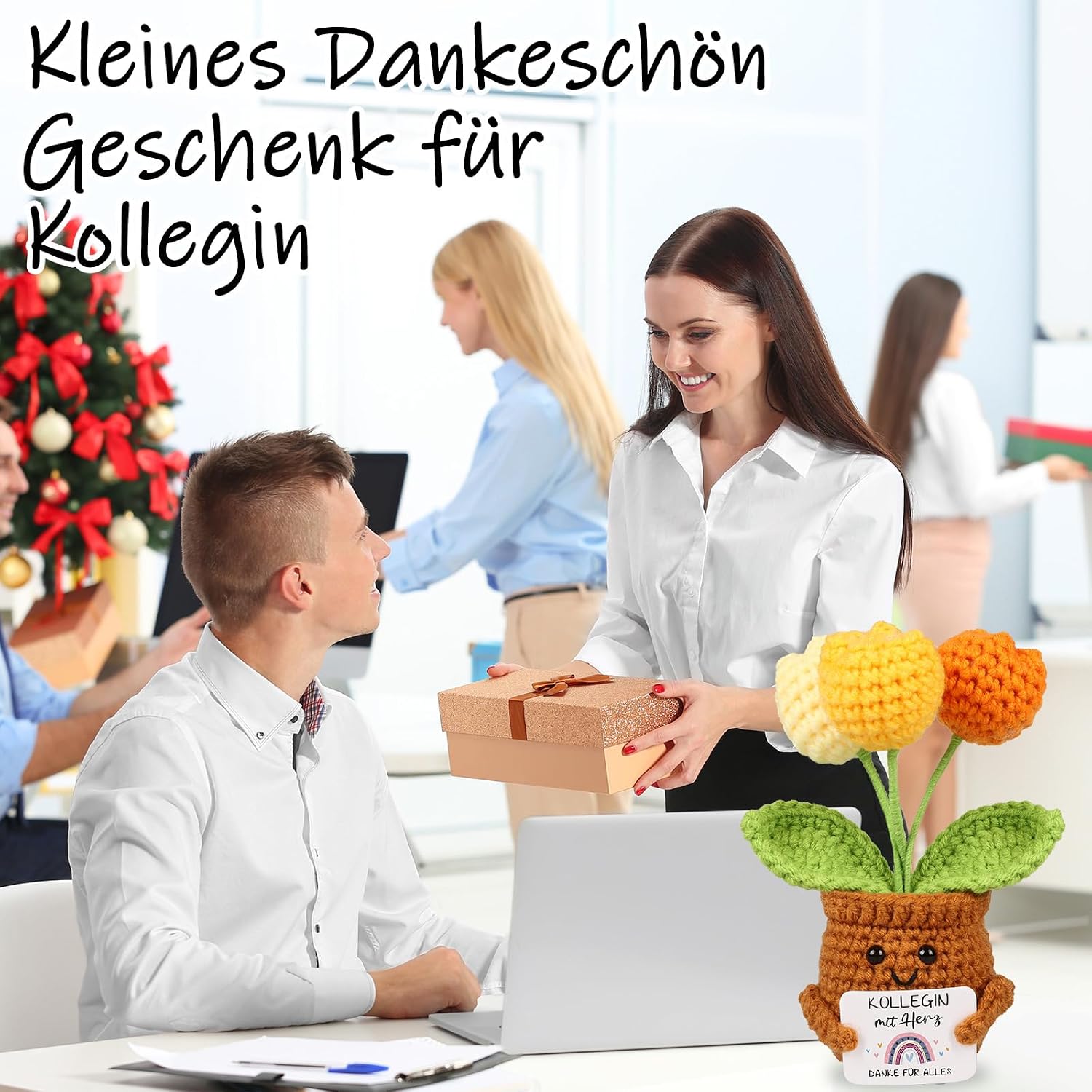 Detalle 1 de WenmthG Pocket Hug Tulpen Geschenk