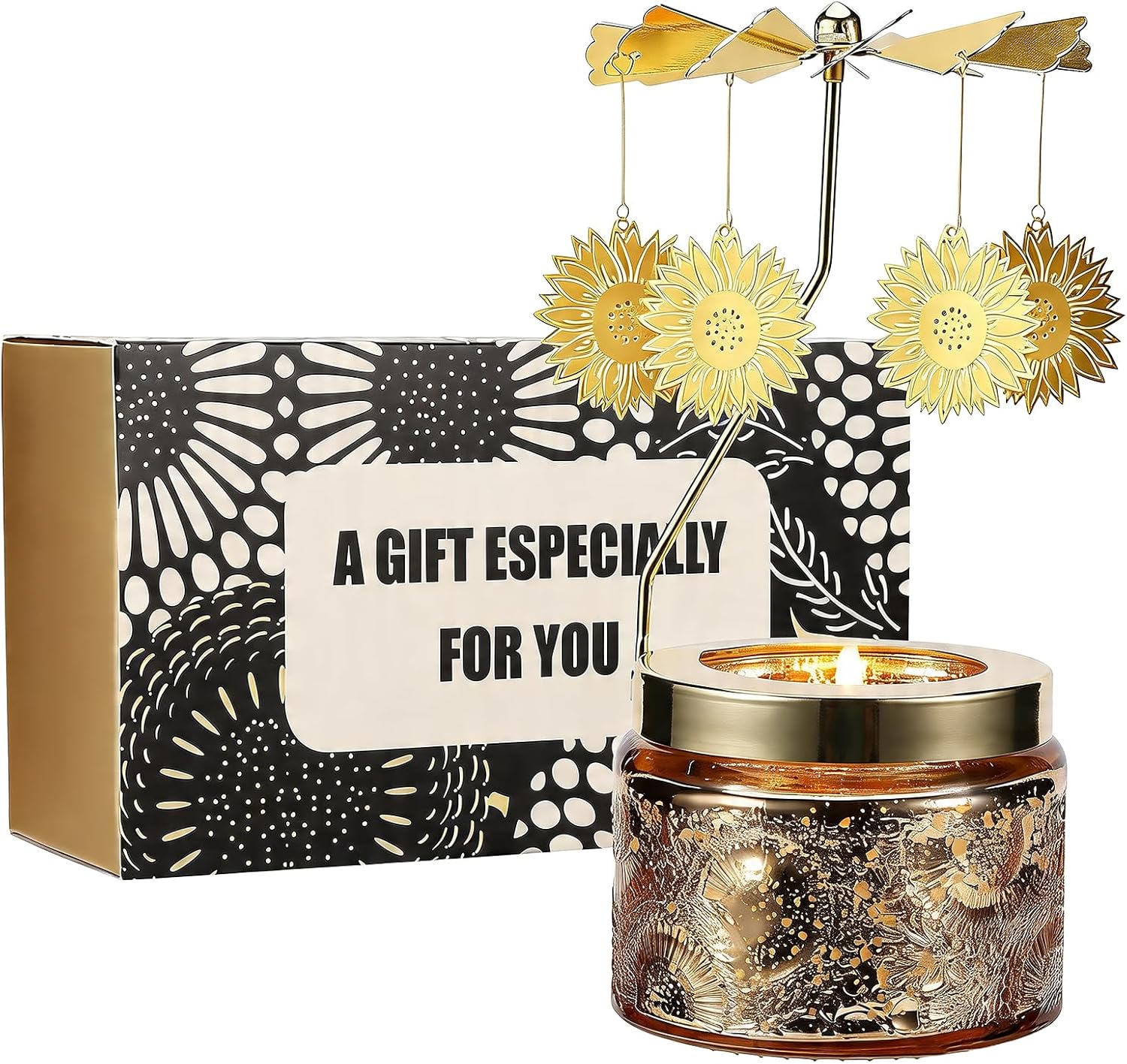 Thumbnail 3 de DAISRED Sunflower Rotatable Scented Candle — Unique Gift for Mom, Wife, Daughter & Friends