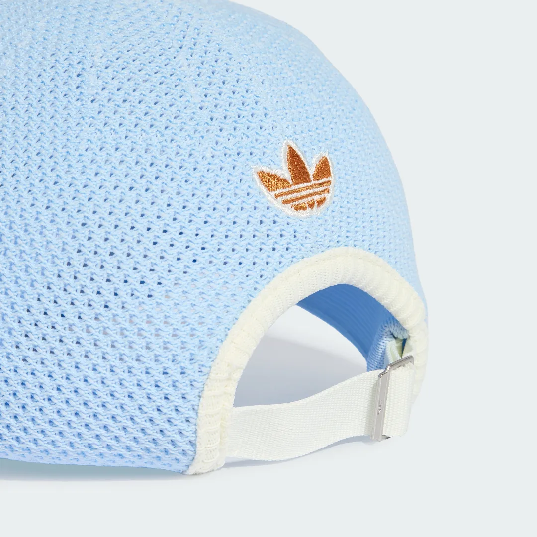 Detalle 2 de Gorro de ganchillo Adidas - color azul