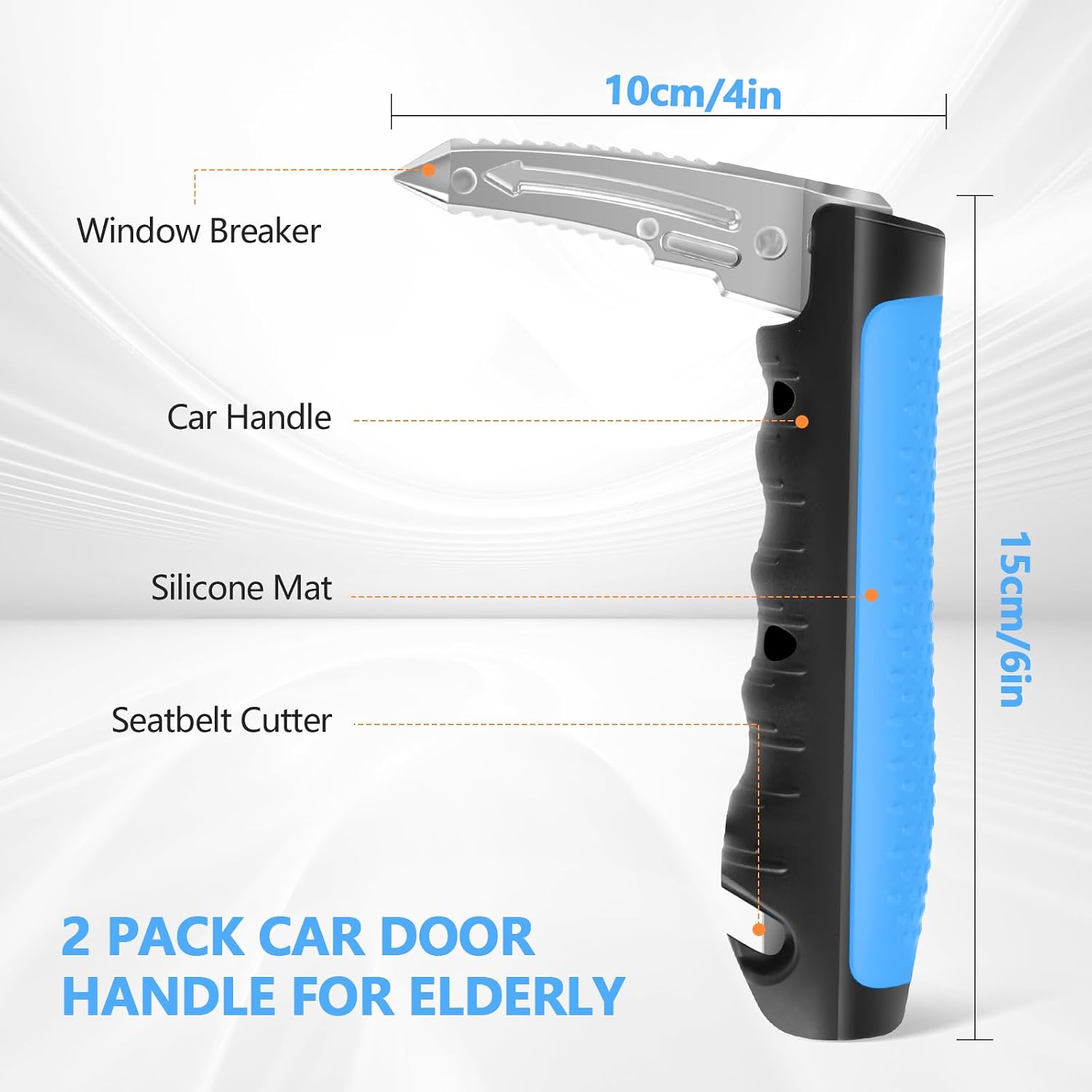 Detalle de Kaiedos Car Door Assist Handle, 500 lb Capacity