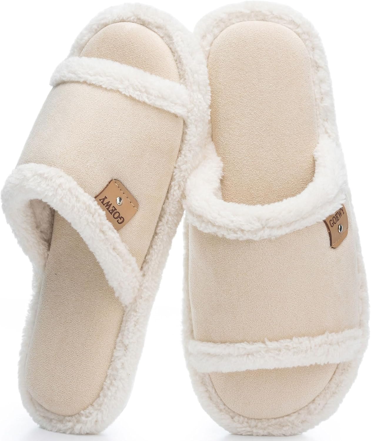 Thumbnail 6 de GOEWY Open-Toe Slippers with Memory Foam