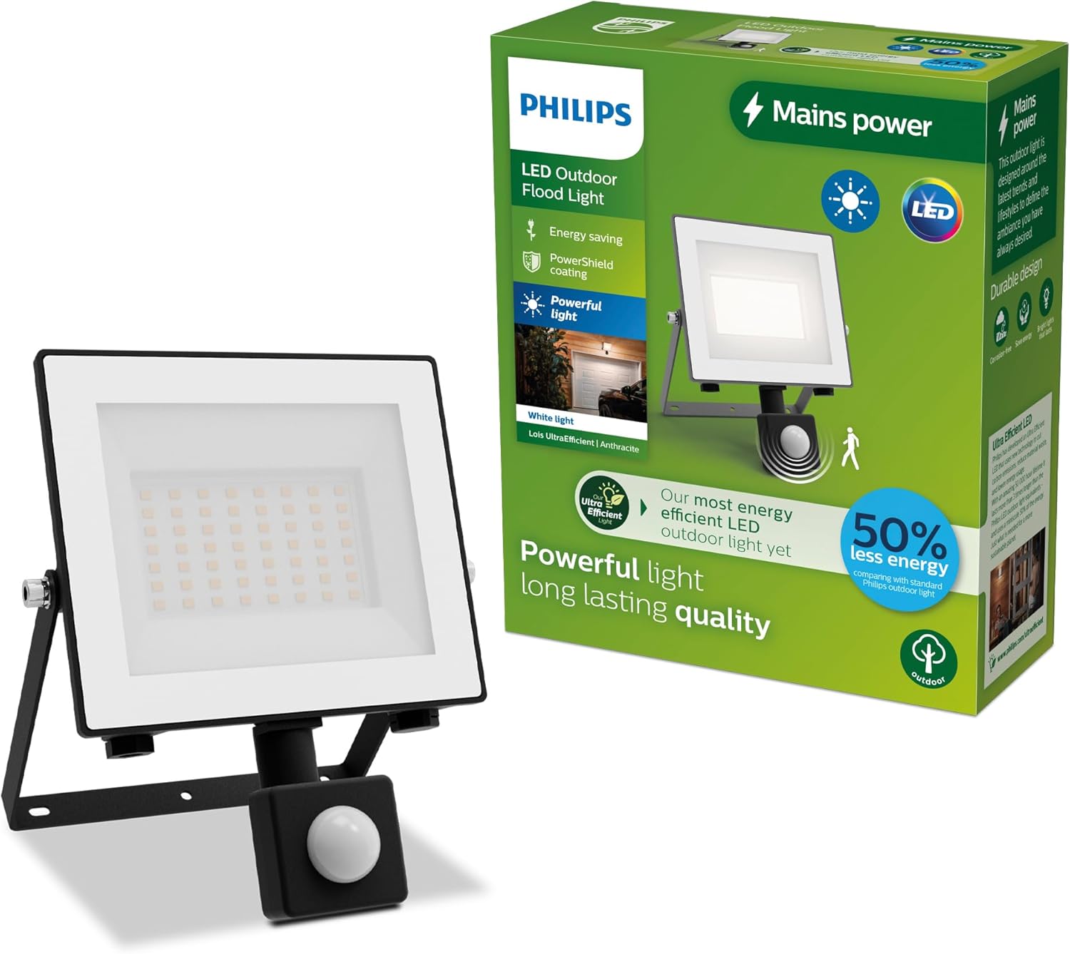 Thumbnail 6 de PHILIPS Lois UltraEfficient Outdoor Floodlight (24 W, 5000 K) – Without Motion Sensor