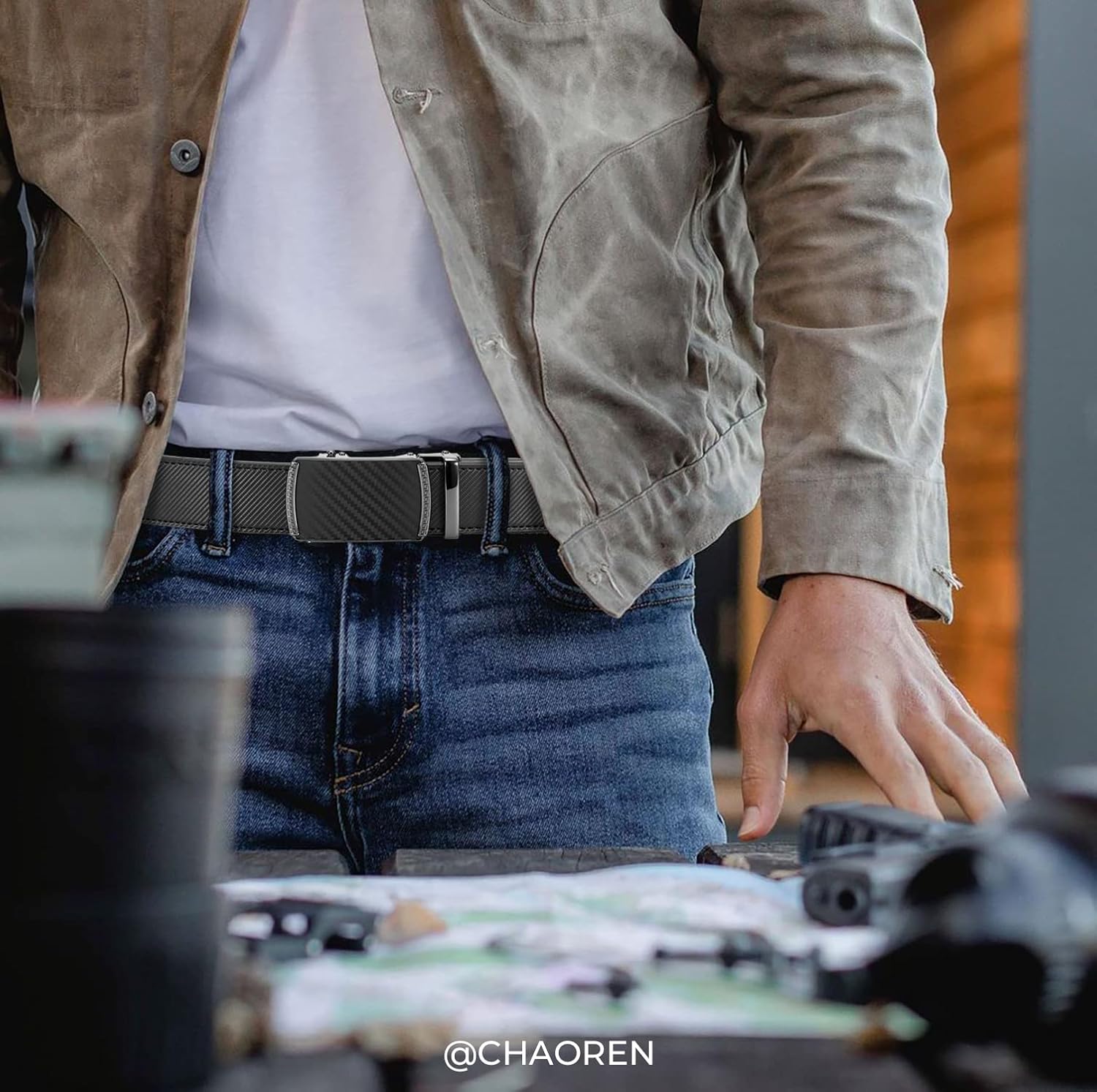 Thumbnail 2 de CHAOREN Gürtel Herren Automatik 35 mm 👔