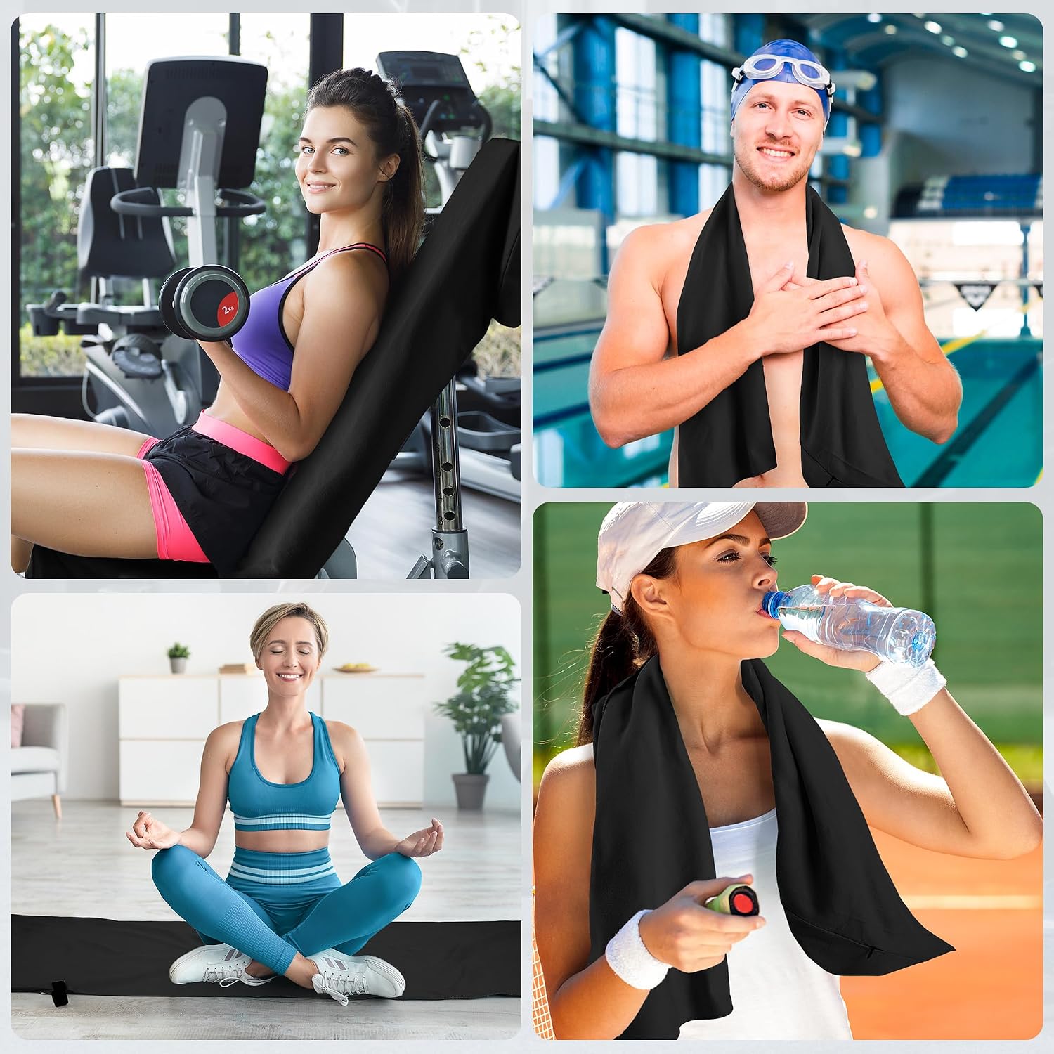 Thumbnail 6 de Novent Handtuch 120x50 cm Set für Gym