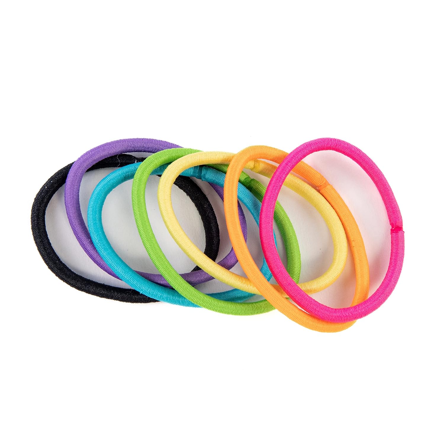 Detalle de Amazon Basics No Damage Elastic Hair Ties for Thick Hair – 32 Count