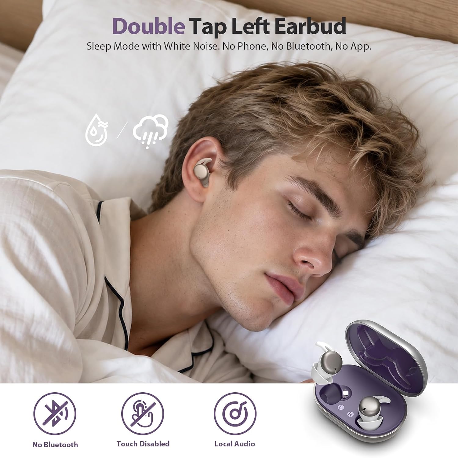 Thumbnail 4 de Sleep earbuds with Bluetooth 5.4