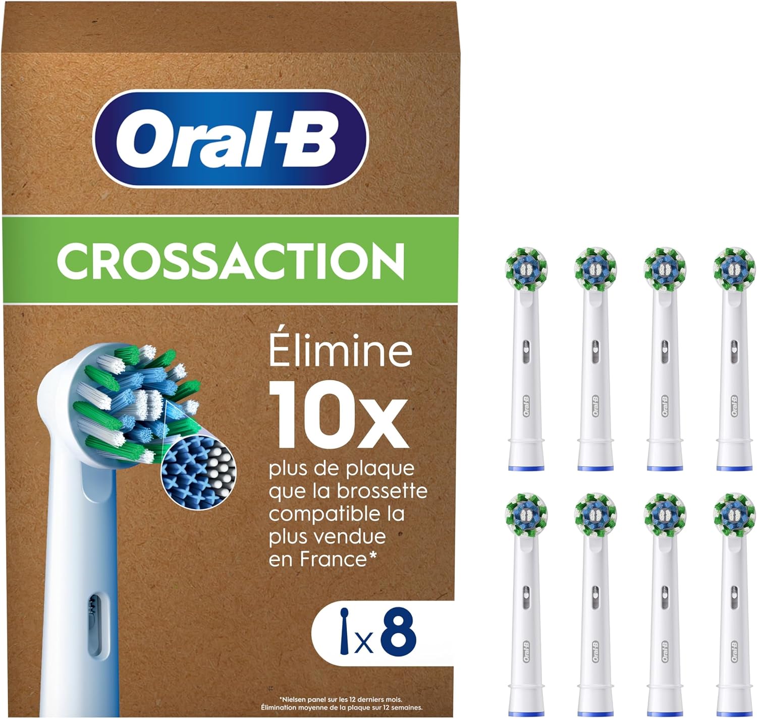 Detalle de Oral-B Pro CrossAction 8 têtes CrossAction