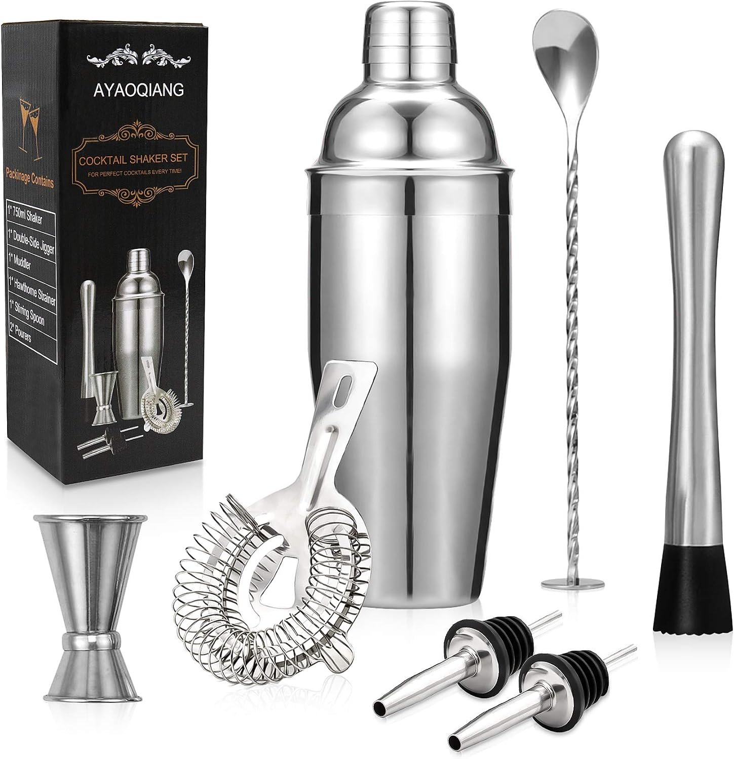 Detalle de Cocktail Shaker Set 7 Pieces 750ml