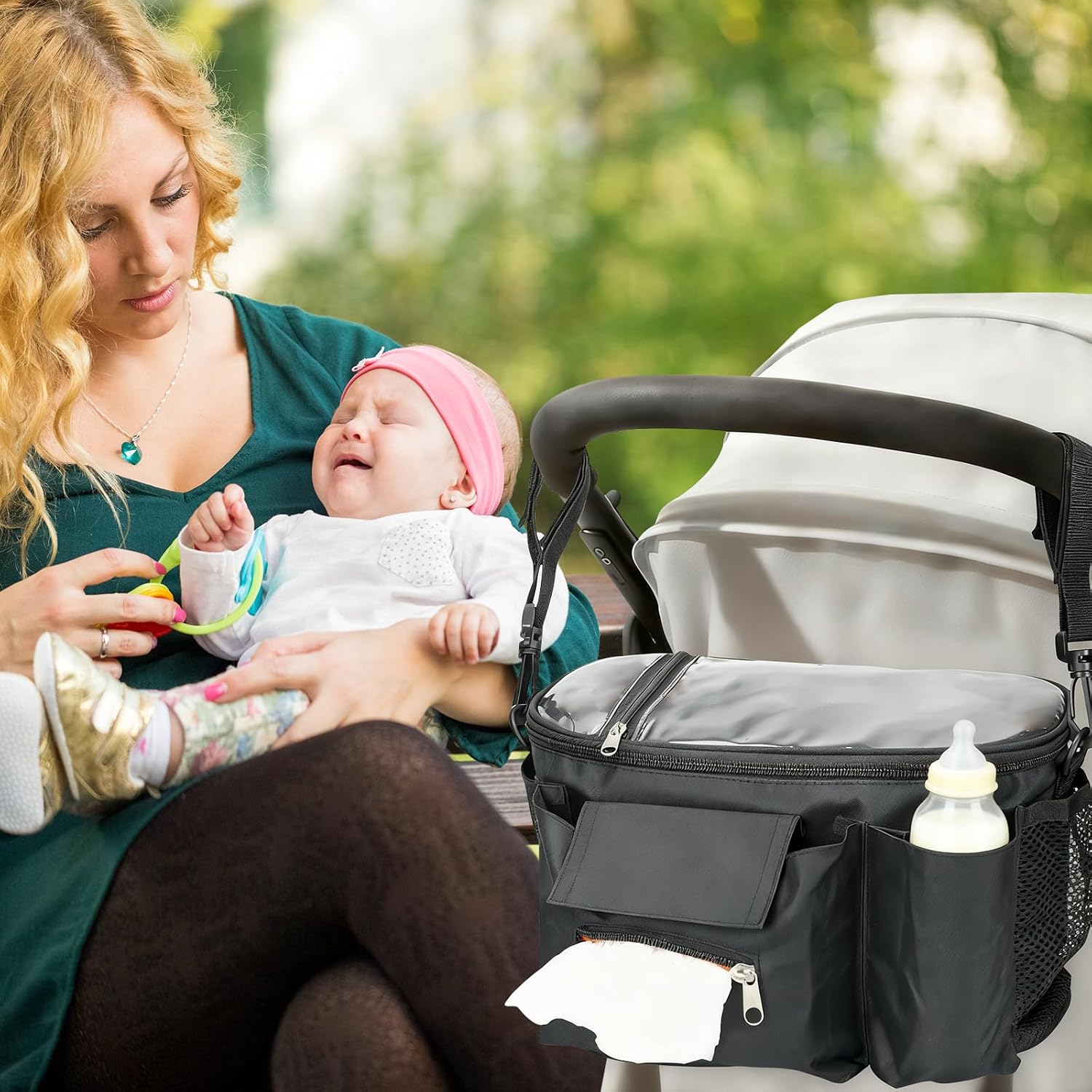 Thumbnail 6 de Smlper Stroller Organizer in 600D Oxford Fabric