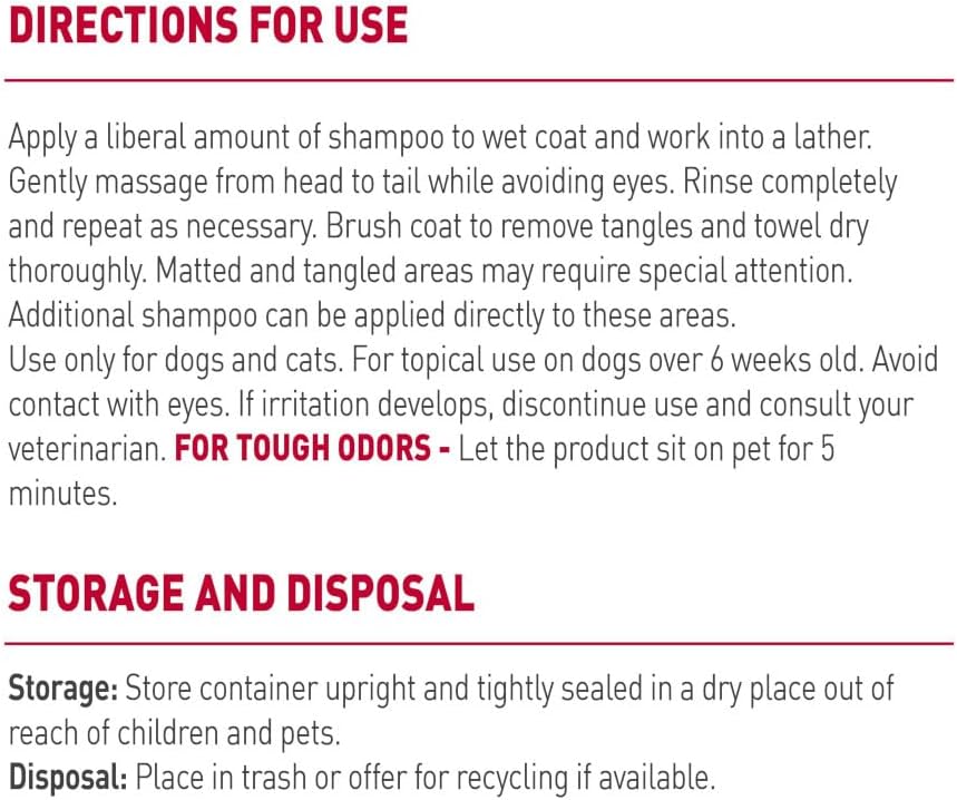 Detalle 1 de Nature’s Miracle Pet Shampoo and Conditioner, 32 oz