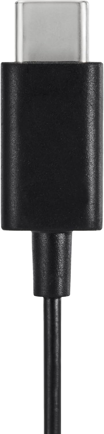 Thumbnail 5 de Amazon Basics USB-C Wired Earbuds with Microphone (In-Ear) – S/M/L Tips, 4.2-ft Cable, Black