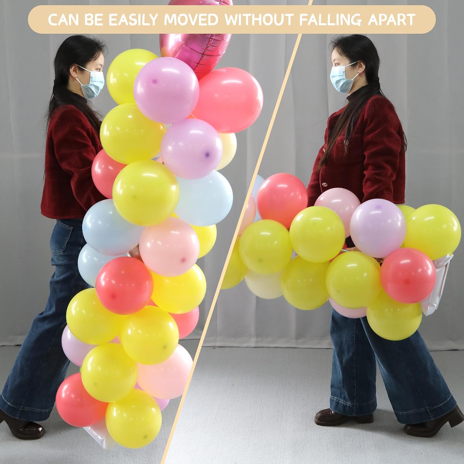 Thumbnail 4 de Toosci Upgraded Balloon Column Stand Kit, 7 Feet: Adjustable, Reusable Steel Telescopic Balloon Tower