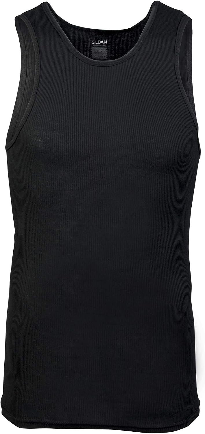 Detalle de Gildan Men's Sleeveless Tees Multi-Pack