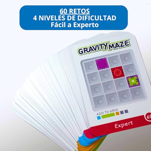 Thumbnail 4 de ThinkFun Gravity Maze: circuito de canicas con 60 desafíos (castellano) para niños desde 8 años