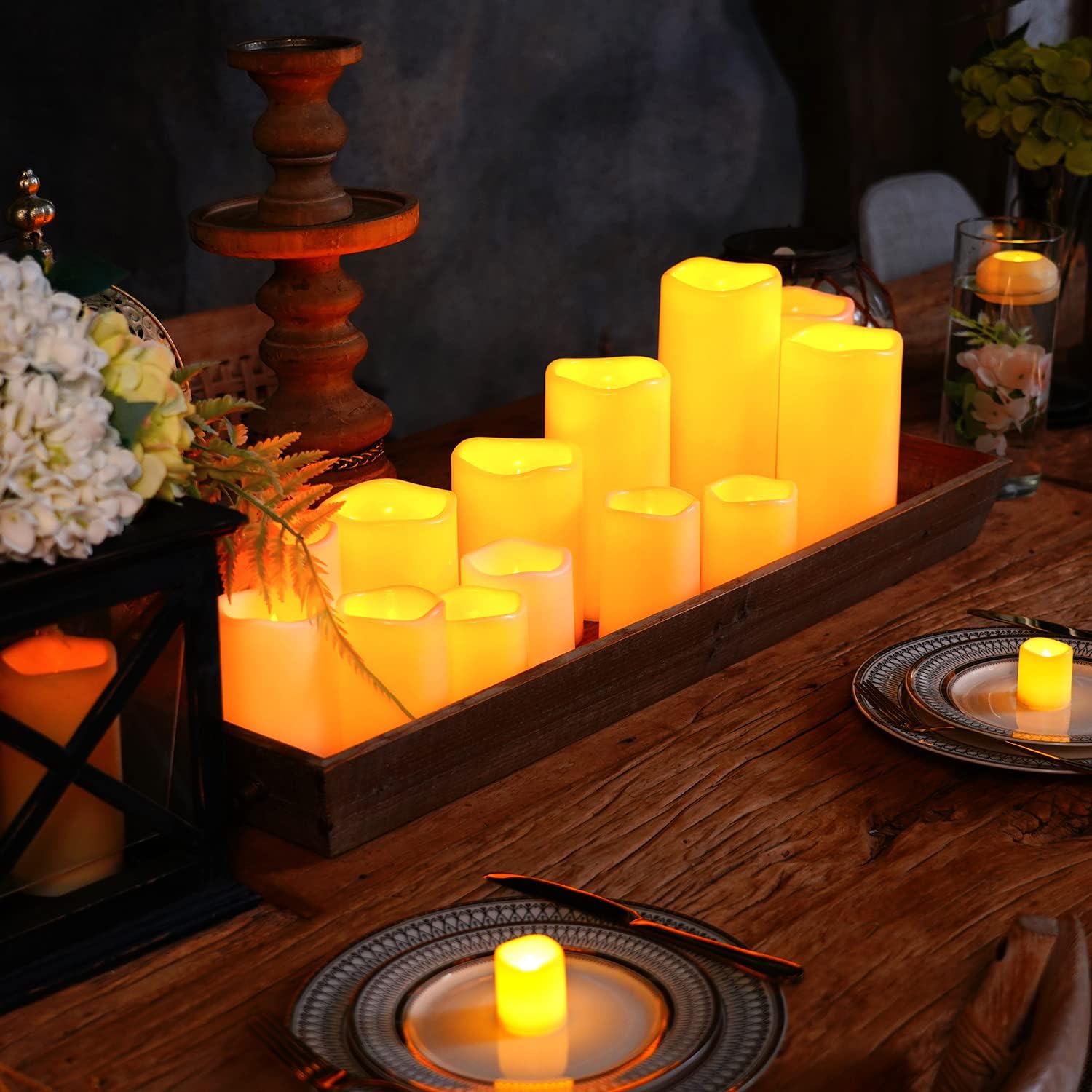Thumbnail 6 de Homemory 4x8 Large Solar Candles