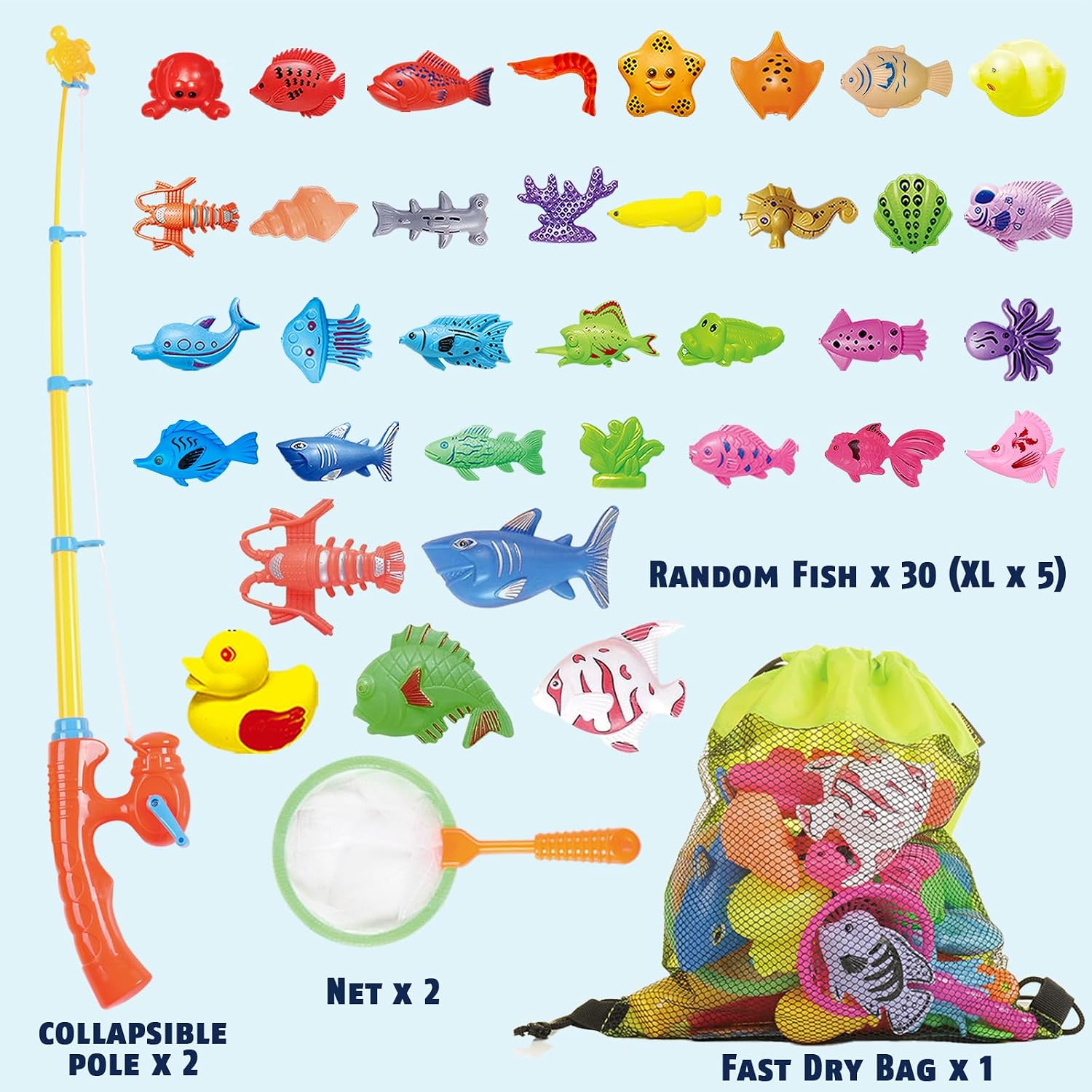 Detalle 2 de ECLifeHack Kids Fishing gioco magnetico per bambini 🎣
