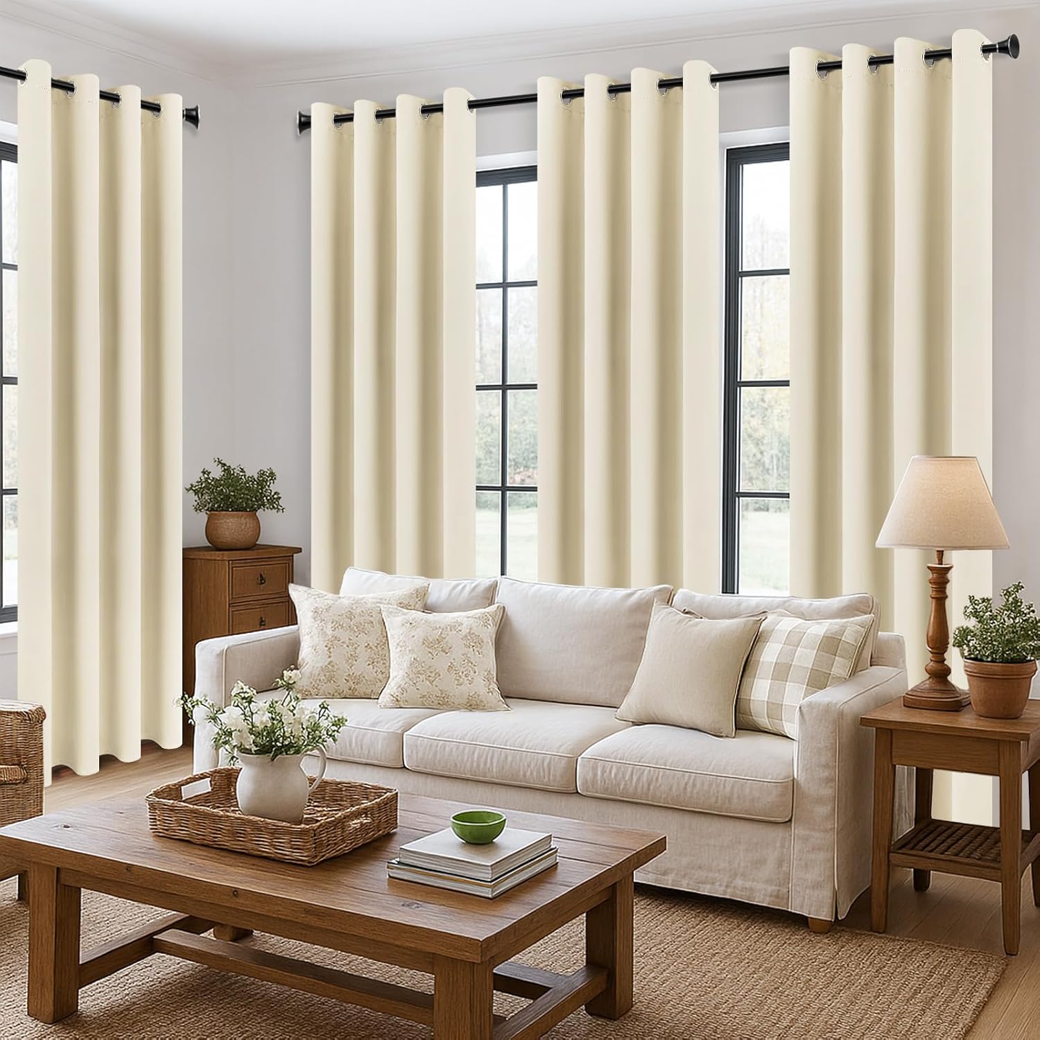 Thumbnail 5 de MRTREES Verdunkelungsvorhänge Beige 140x230