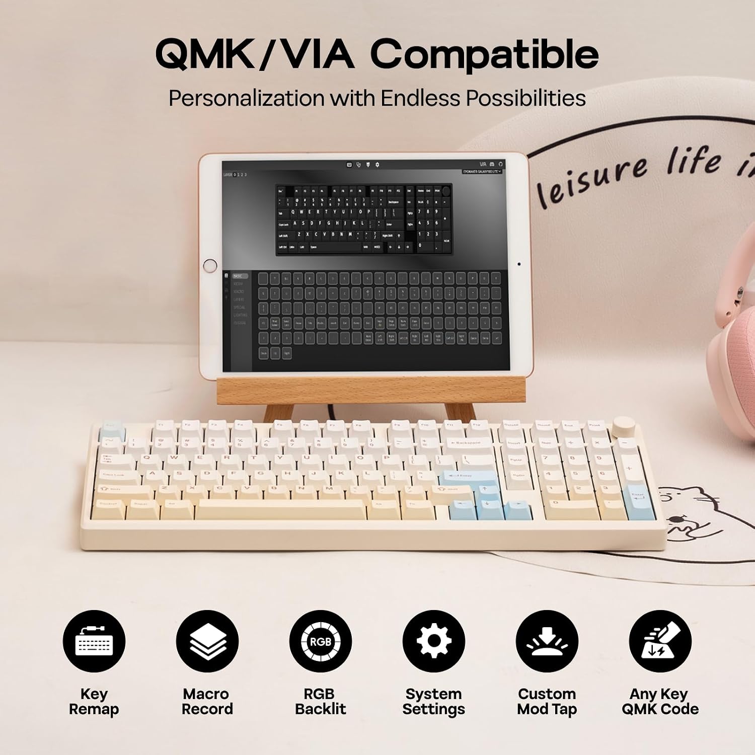 Thumbnail 6 de EPOMAKER Galaxy100 Lite 1800 Aluminum Gaming Keyboard ⌨