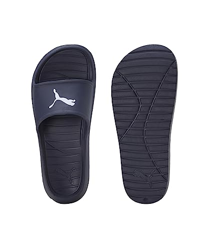 Detalle 2 de PUMA Divecat Adult Unisex Slide V2 Lite Cat PEACOAT-WHITE (40.5): chanclas con plantilla texturizada y EVA moldeada