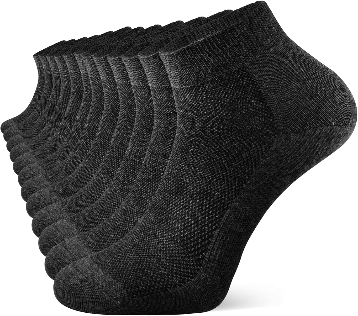 Thumbnail 6 de VZGZIL Mens Trainer Socks 12 Pairs