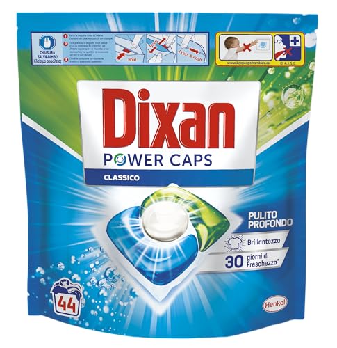 Detalle de DIXAN POWER CAPS CLASSICO 44 PZ – Capsule lavatrice per pulizia profonda