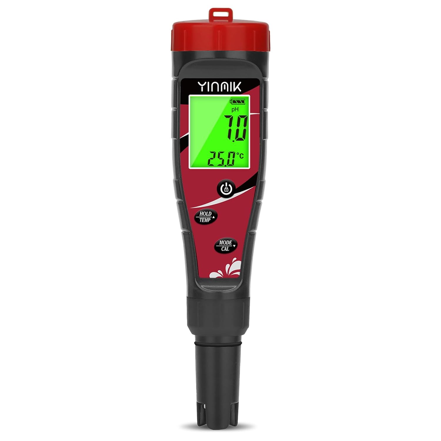 Detalle de YINMIK Medidor 7 en 1 pH y cloro 0,1 ppm