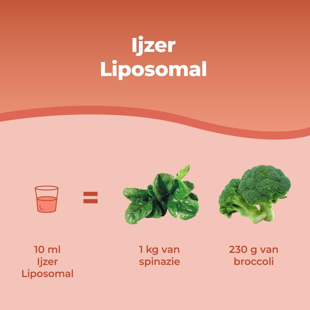 Detalle de BANDINI Liposomaal IJzer + Vitamine C vloeibaar, vegan, 250 ml