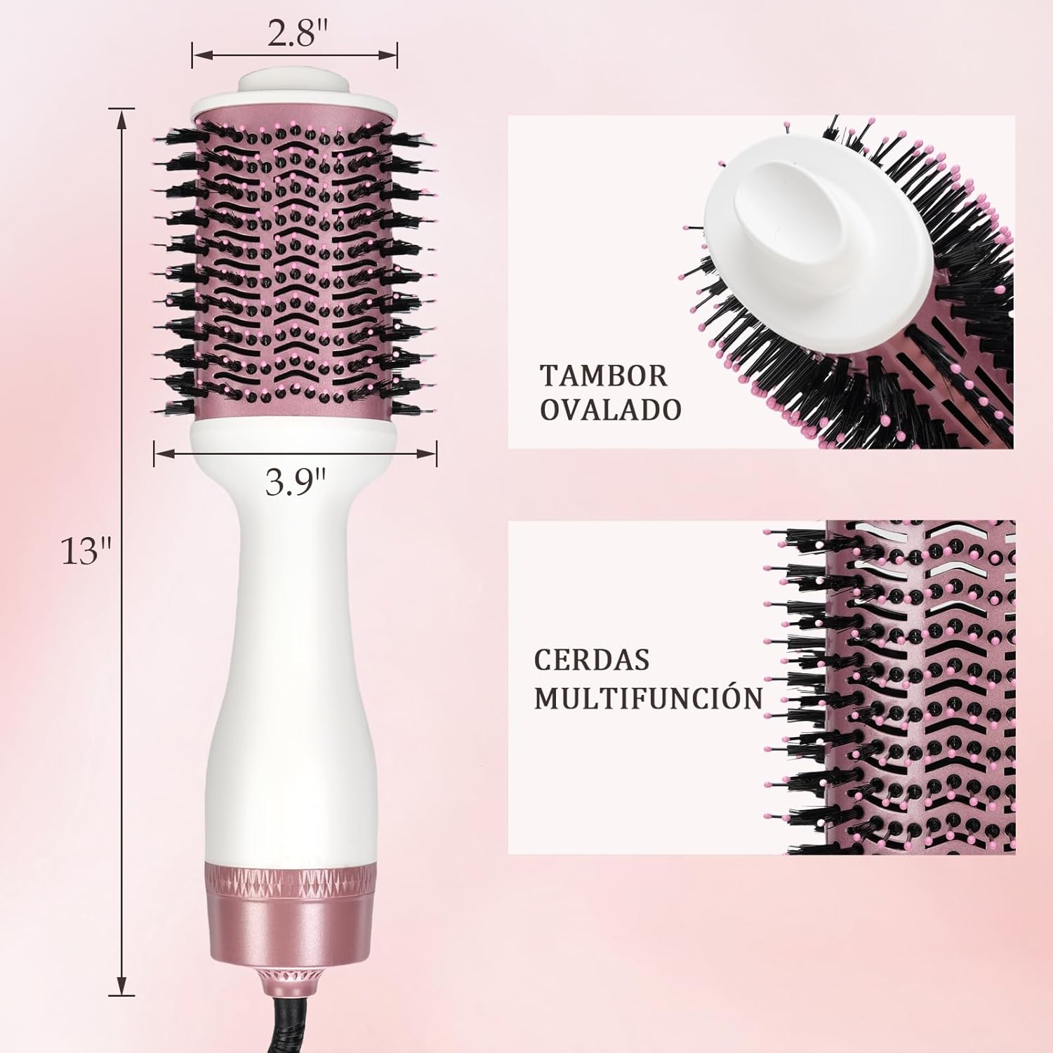 Thumbnail 1 de Sonew Cepillo Secador 2 en 1 1200W Iones Negativos 💇‍♀