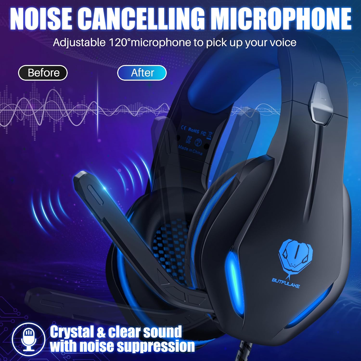 Thumbnail 4 de Stynice GH-2 Gaming Headset 50mm
