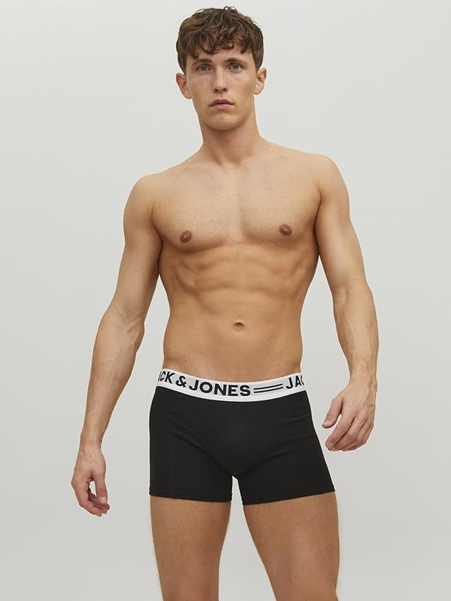 Detalle de JACK & JONES Sense Trunks 3-pack XXL bóxer para hombre 🩲