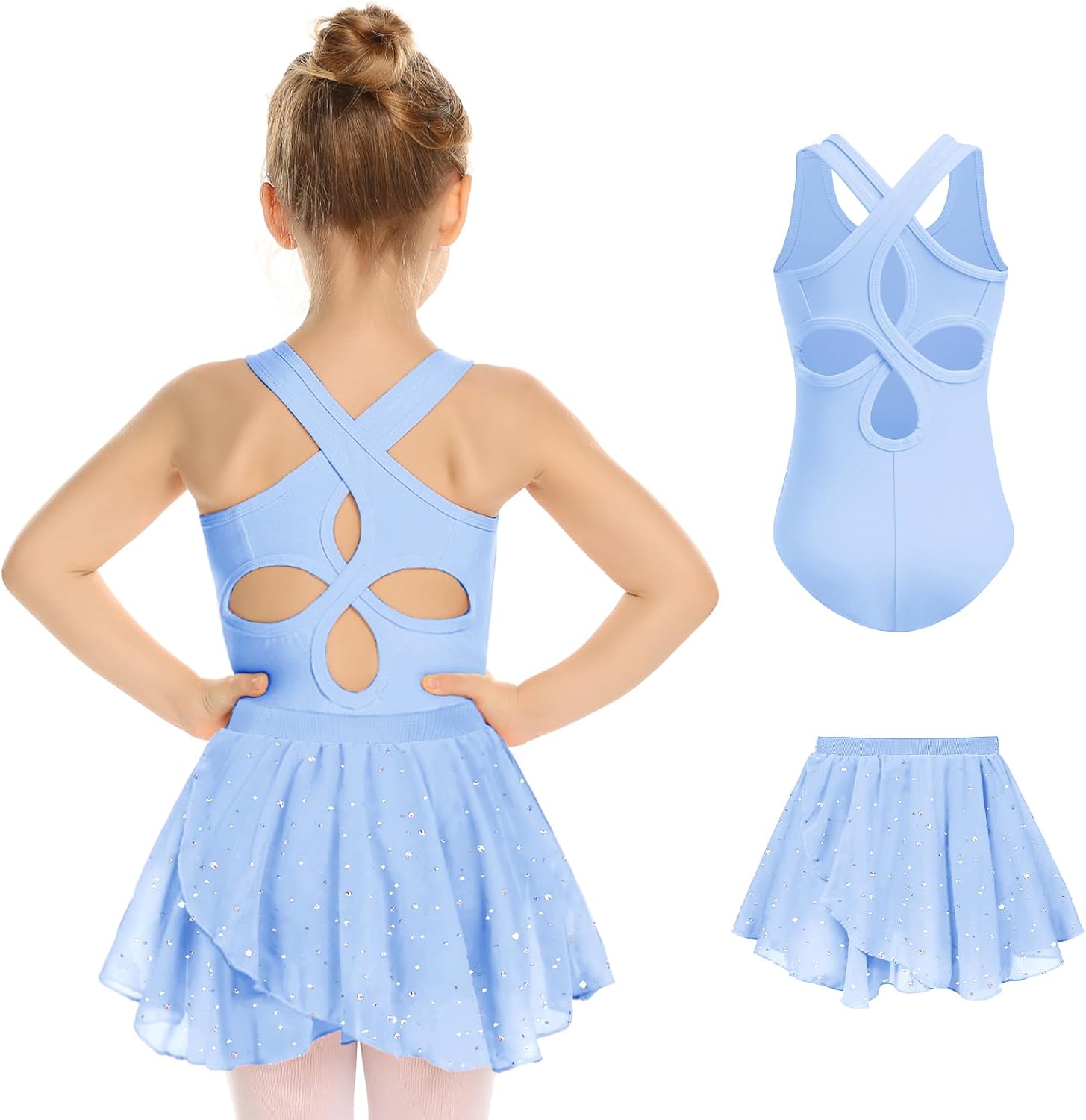 Detalle de Zaclotre Girls' Ballet Leotard Set