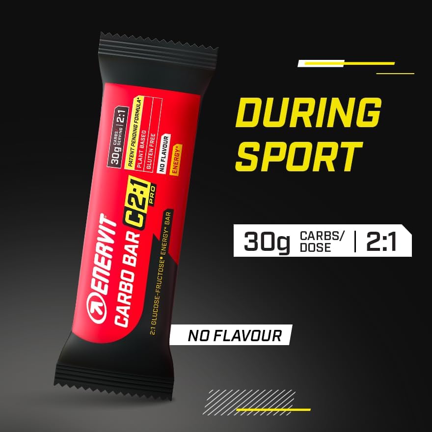 Detalle 2 de Enervit Carbo Bar C2:1PRO Sin Sabor 🍫 Barritas Energéticas, 30g