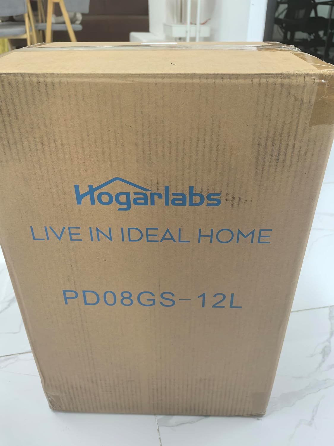 Detalle de HOGARLABS PD08GS 34-Pint Dehumidifier with 3 Modes and Drain Hose