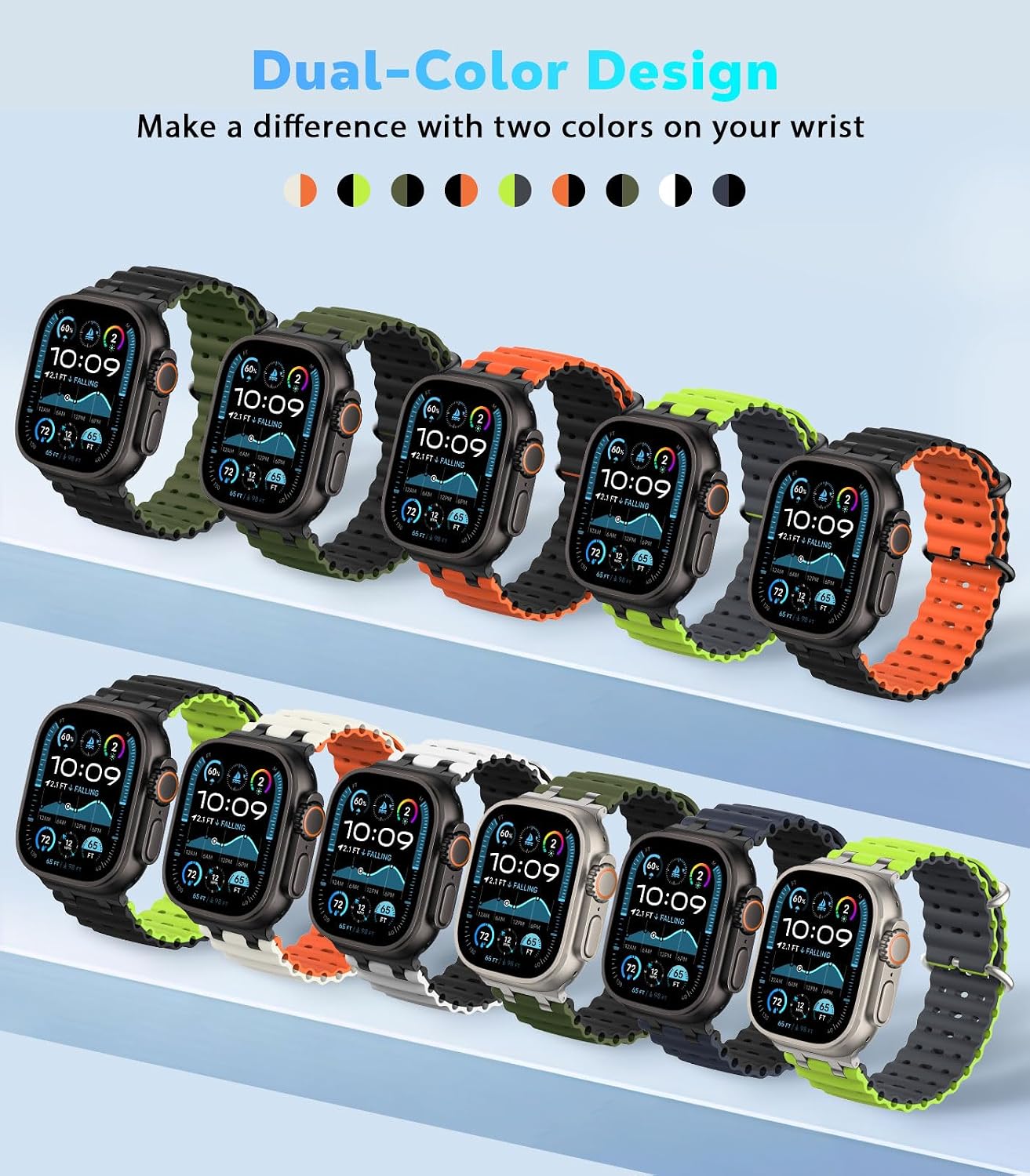 Thumbnail 3 de Astorgos cinturino Ocean per Apple Watch 49mm