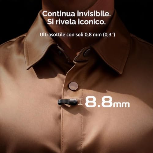 Thumbnail 3 de SMALLRIG S70 Microfono Wireless con USB‑C e 3,5 mm: invisibile, leggero e versatile