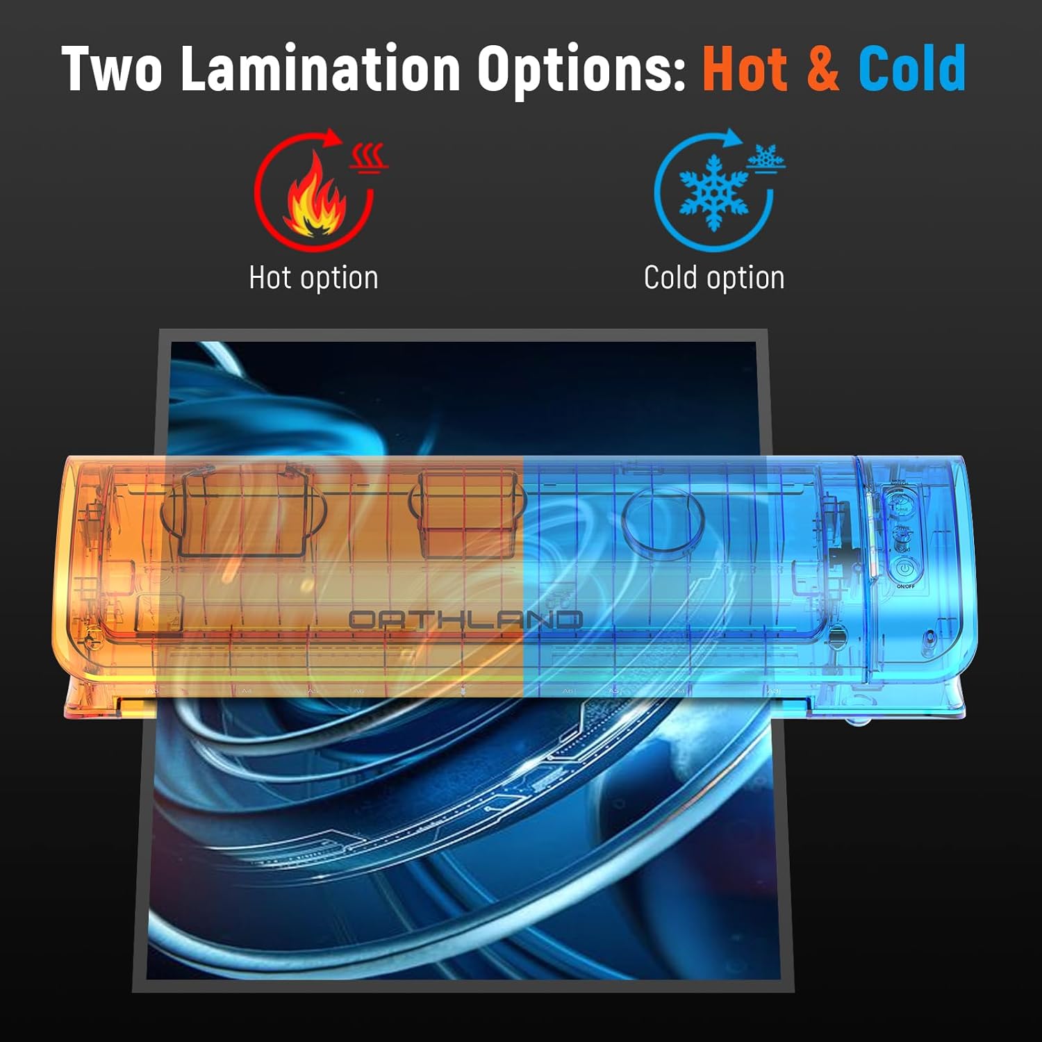 Thumbnail 3 de Orthland Plastificatrice A3 9‑in‑1 con 30 pouches 📠