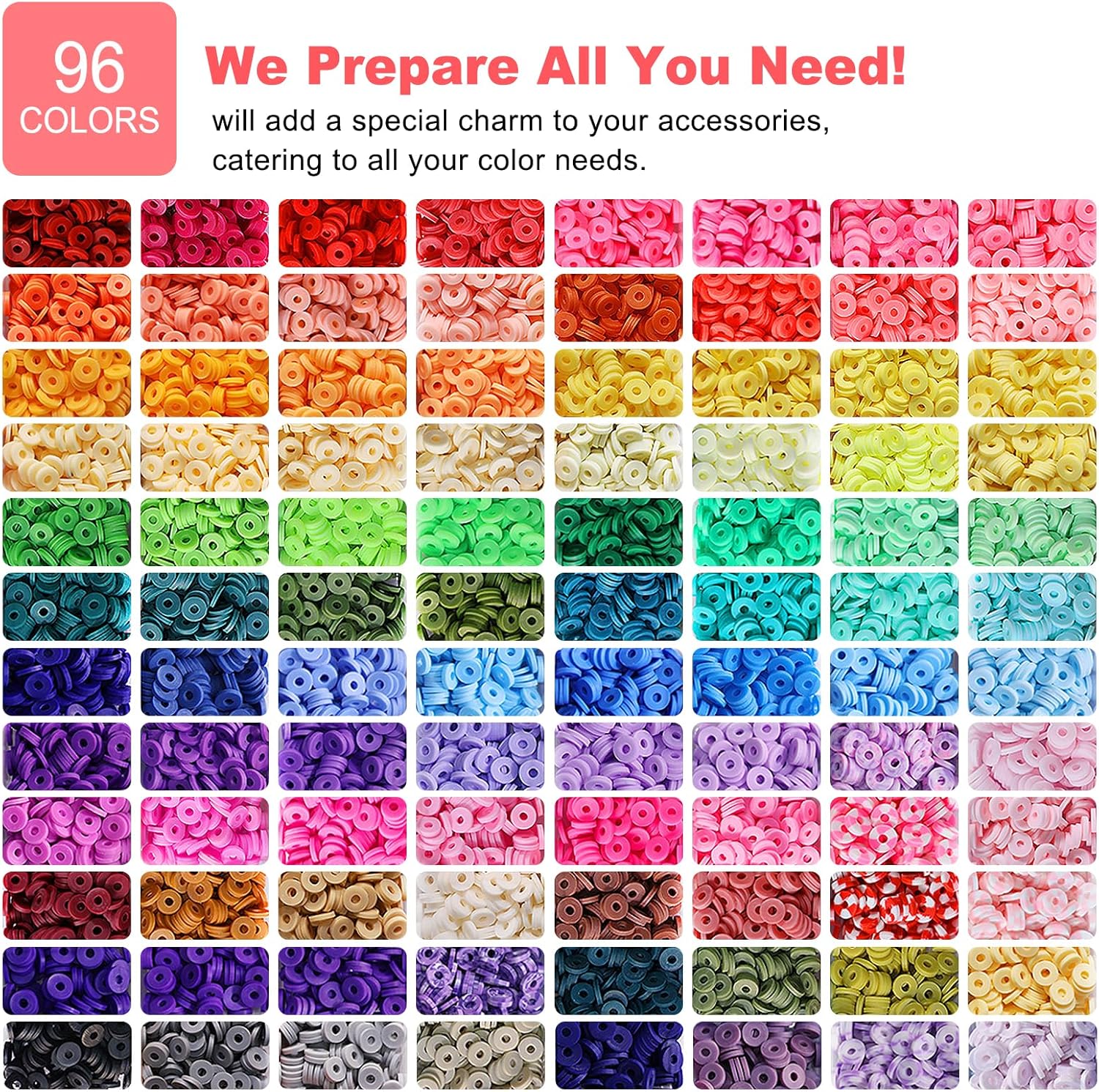 Thumbnail 1 de Fournine 18000 Pcs Clay Beads Bracelet Kit