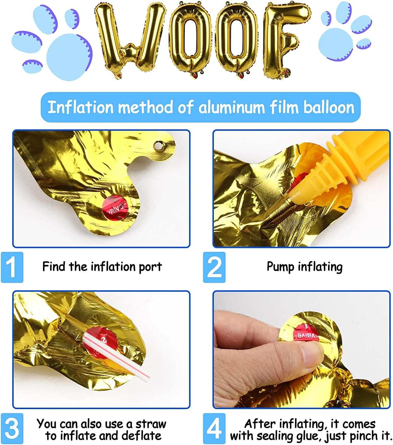 Thumbnail 3 de CHUKCHI Dog Birthday Party Supplies for Pets