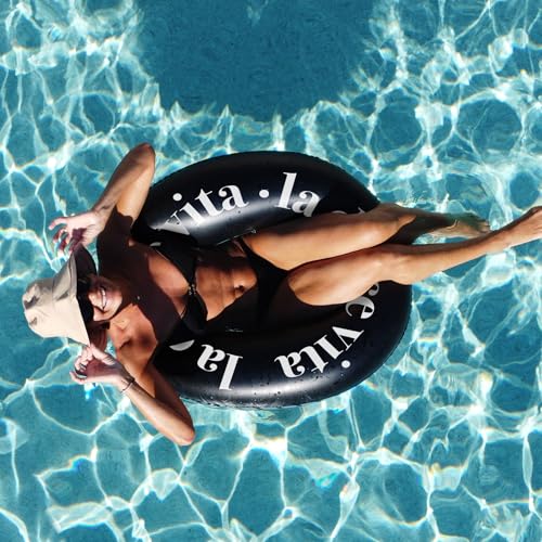 Detalle 2 de Fisura La Dolce Vita 120 cm flotador negro 🏊
