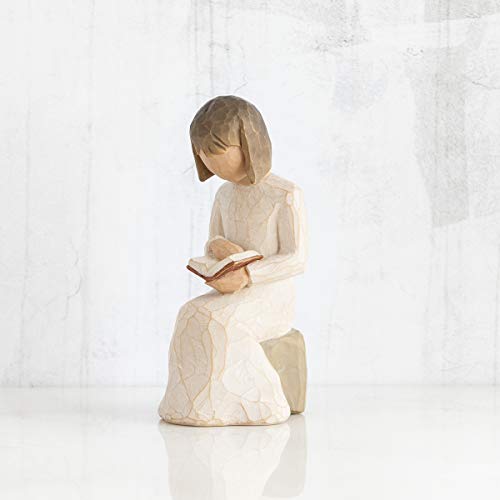 Detalle 2 de Enesco Willow Tree Figura de niña leyendo