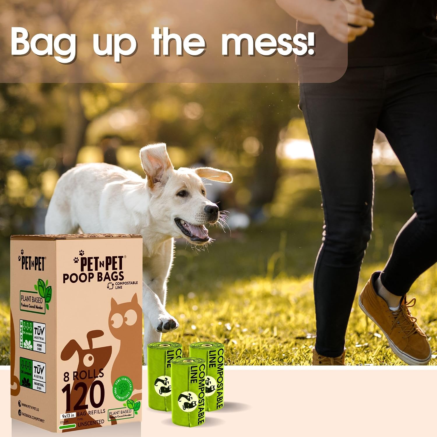 Thumbnail 4 de PET N PET Compostable Dog Poo Bags 120 Count