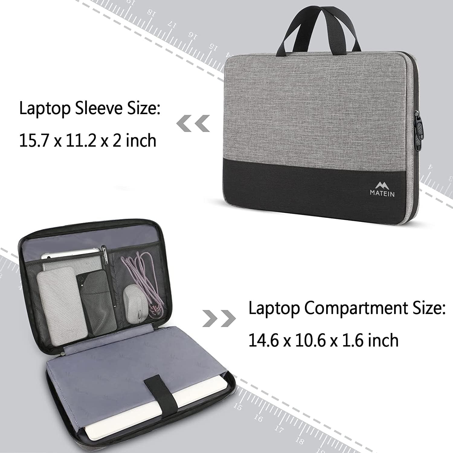Thumbnail 4 de MATEIN Laptop Tasche 17,3 Zoll