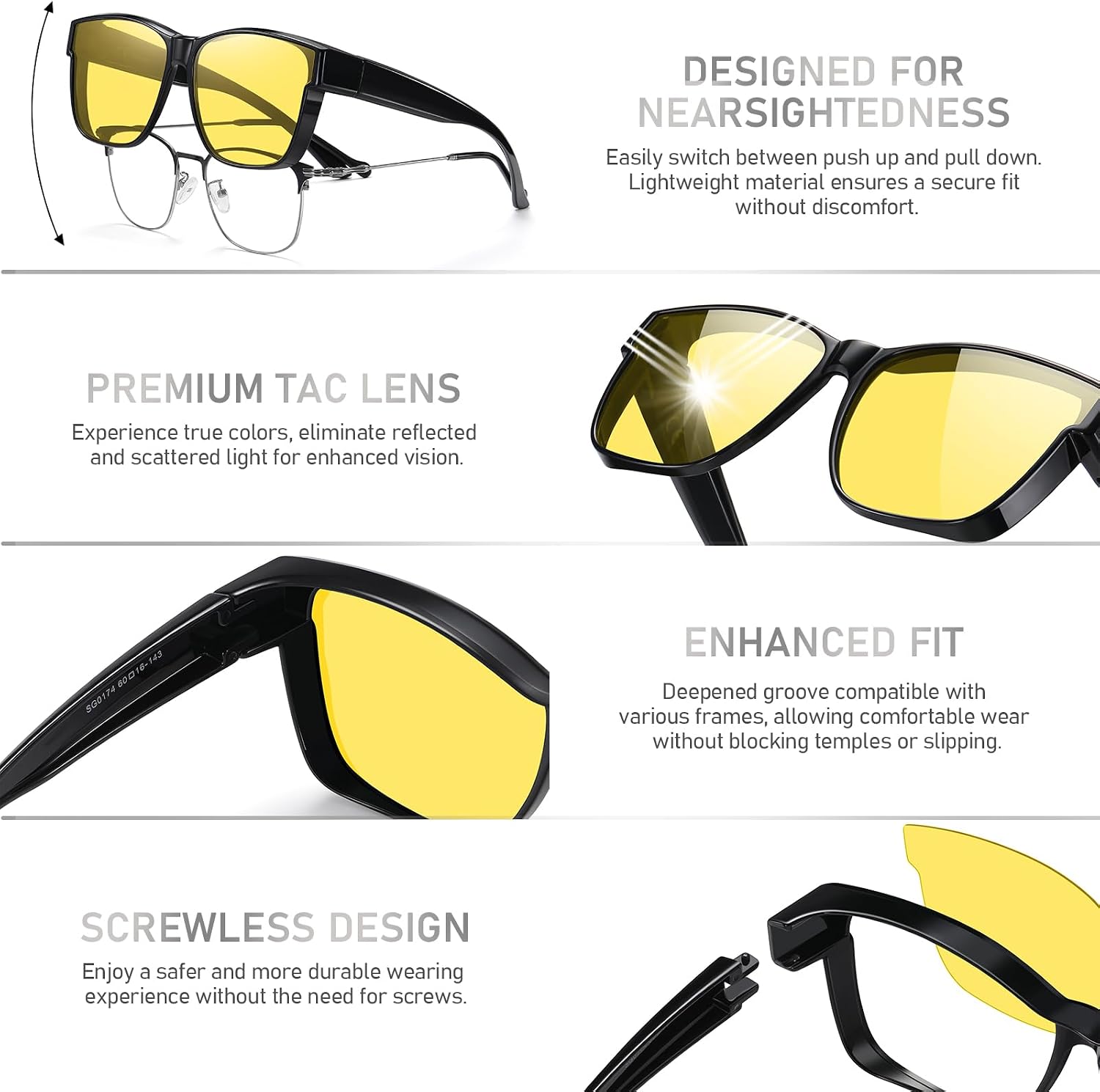 Detalle 2 de GEGURI Polarized Sunglasses, UV400 ⚡