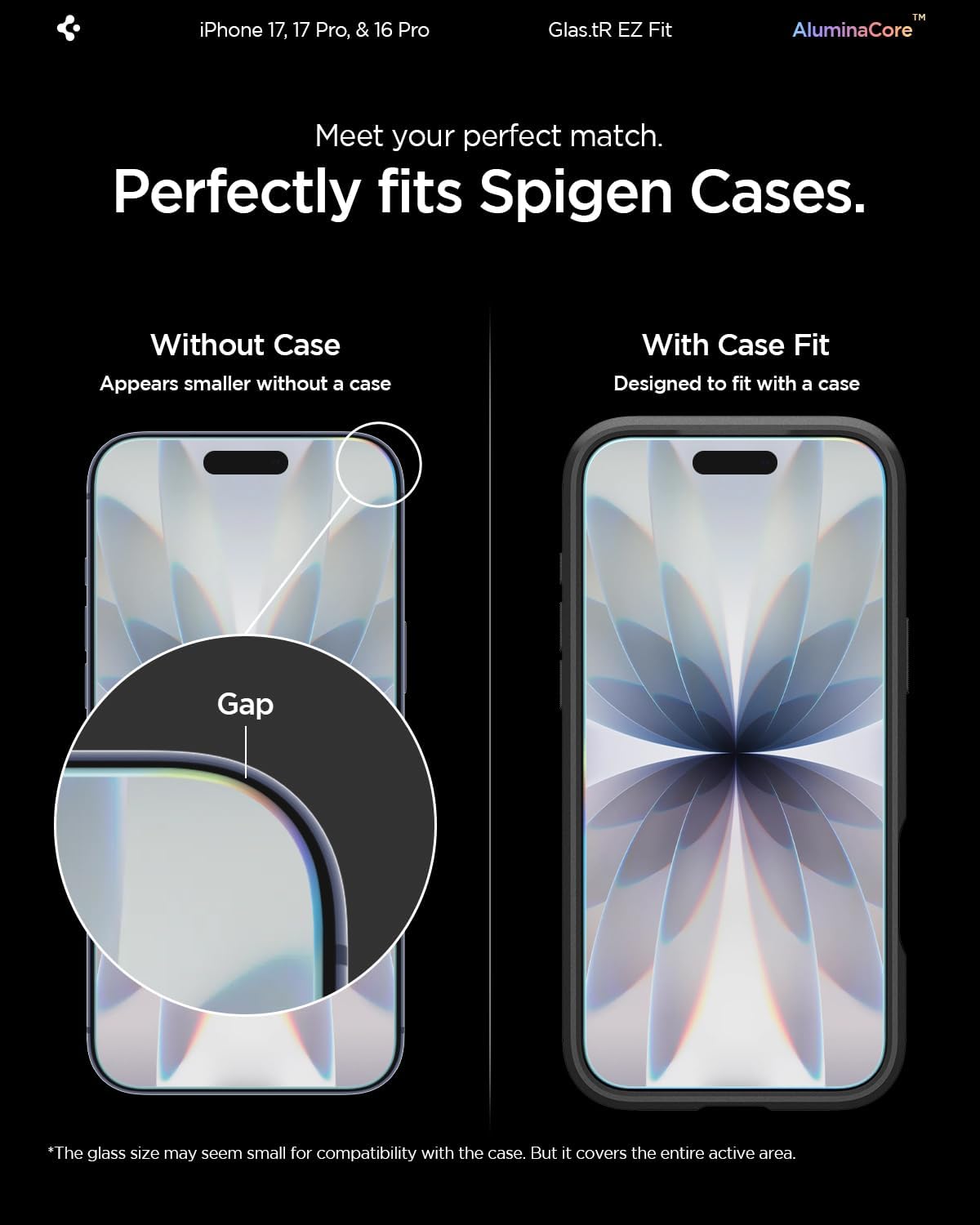 Thumbnail 5 de Spigen Glas.tR EZ Fit verre trempé pour iPhone 17/17 Pro/16 Pro (2 pièces) – installation facile, dureté 9H