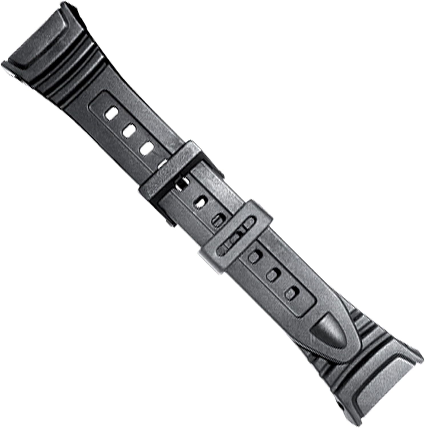 Cinturino orologio nero in gomma resina compatibile con Casio W-96H (Ref 577EA1-10076822)