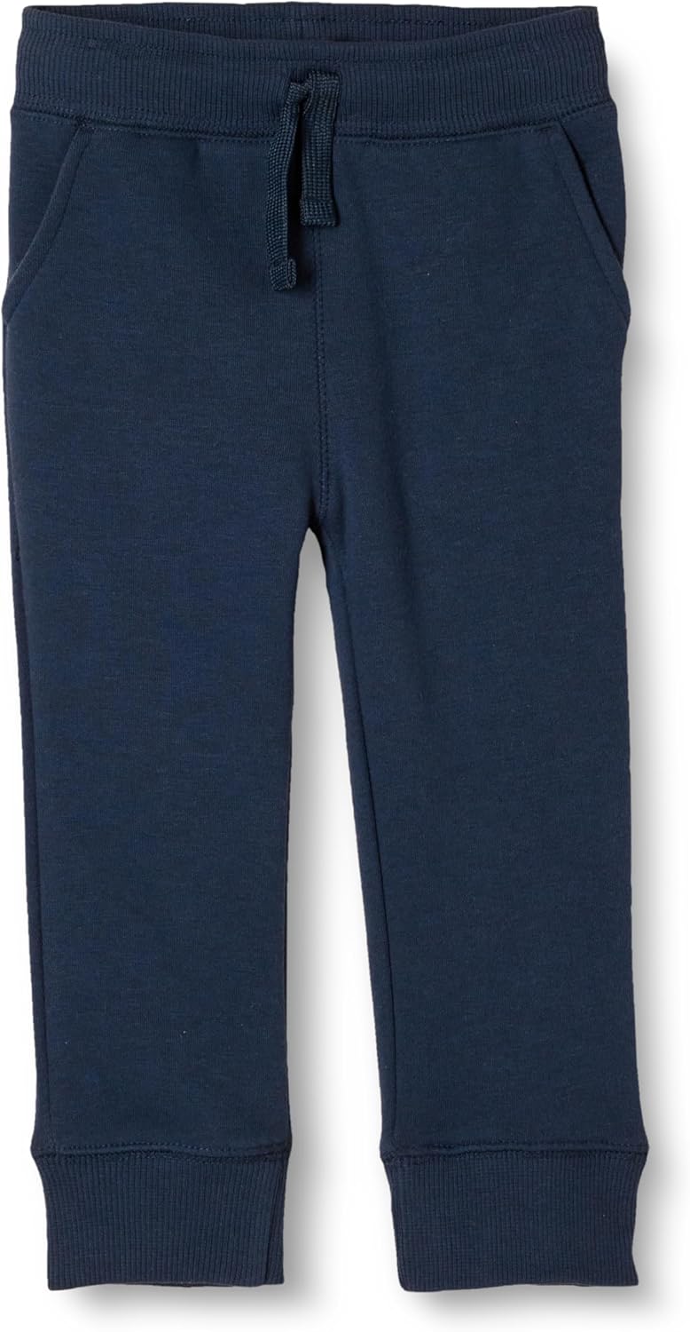 Detalle de Amazon Essentials Boys and Toddlers' Fleece Jogger Sweatpants – Multipack