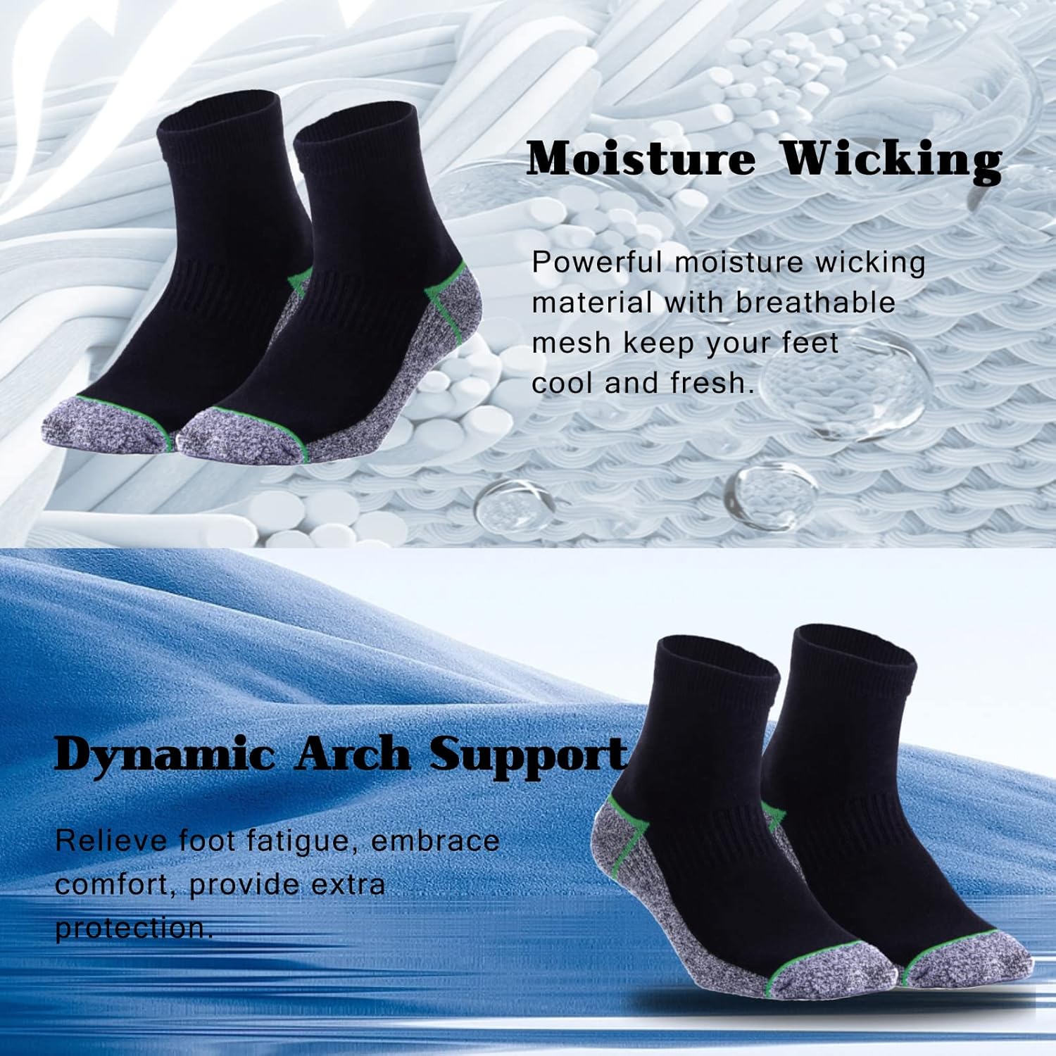 Thumbnail 3 de Kodal Kupfer Quarter-Socken 4/5 Paar für Komfort